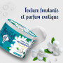 Le Petit Marseillais – Crème Corps Nourrissante Fleur de Tiaré (pot de 380 ml) – Crème hydratante pour peaux très sèches – Formu