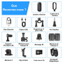 LXMIMI Caméra d'action WiFi, Camera Sport 170° Minicaméra Sportive WiFi HD 1080P, Petite-caméra d'action, Caméra Vidéo Vélo, Cam