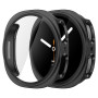 Misxi 2-Pièces PC Protection Ecran en Verre Trempé pour Samsung Galaxy Watch 8 44mm, Coque Anti-Dérapante Résistante aux Rayures