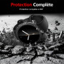 Misxi 2-Pièces PC Protection Ecran en Verre Trempé pour Samsung Galaxy Watch 8 44mm, Coque Anti-Dérapante Résistante aux Rayures