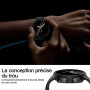 Misxi 2-Pièces PC Protection Ecran en Verre Trempé pour Samsung Galaxy Watch 8 44mm, Coque Anti-Dérapante Résistante aux Rayures