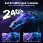 Amzfast Ecran PC Gamer Incurvé 27 Pouces - 240Hz, FHD 1920x1080, 1ms MPRT, sRGB 130%, Anti-Lumière Bleue, HDR, Adaptive Sync, HD