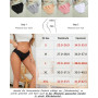 ALL OF SHE Culotte Femme Coton Dentelle, Douce Confortable Respirante, Slip Bikini Taille Basse, sous-Vêtements,Lot de 5, Tissu 