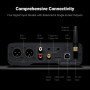 Fosi Audio ZD3 Préamplificateur de Bureau DAC Entièrement équilibré avec Amplificateur Stéréo Domestique ES9039Q2M, Bluetooth/US