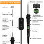 Fer à Souder Kit 80W Température Réglable 180-520°C Electronique de Precision avec Interrupteur ON/OFF, 5 Conseils de soudage, P