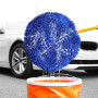 YDHfdc 2 Pièces Housse de Brosse pour Voiture en Microfibre Couverture Brosse Lavage Voiture avec Chiffon de Nettoyage pour Le L