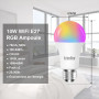 EXTRASTAR Ampoule Intelligente WiFi, Ampoule A60 E27 Couleur RGB Compatibles avec Alexa, Google Home et SmartLife, 10W (Équivale