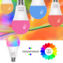 EXTRASTAR Ampoule Intelligente WiFi, Ampoule A60 E27 Couleur RGB Compatibles avec Alexa, Google Home et SmartLife, 10W (Équivale