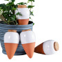 Ollas Terre Cuite à Planter, Oyas a Planter Terre Cuite, Arrosage Automatique et Ecologique pour Plante d'Intérieur et d'Extérie