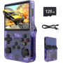 Console de Jeu Portable rétro R36S 128 Go préchargés, Plus de 40 000 Jeux vidéo Classiques, Compatible avec Plus de 30 émulateur