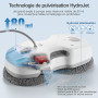 HUTT S7 Robot Nettoyeur de Vitres 6500Pa, Robot Laveur de Vitre avec Gicler l'eau Automatique, Châssis 3D Flottant, Système de P
