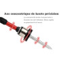 KEWAYO Lot de 2 Embouts PH2 Magnétiques 1/4" pour Placo - Embout Tournevis à Positionnement pour Plâtre et Cloisons Sèches - 50m