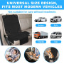 HOTUT Antidérapant Protection Siege Auto, 2pcs Protections de Siège de Voiture pour Enfants, Tapis de Siège Auto, avec 2 Poches 