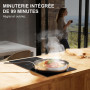 AURAKICH Plaque Induction 2 Feux - Plaque de Cuisson Electrique Encastrable 3800W, Verre Anti-Rayures avec Grattoir, Minuterie 1
