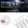 flintronic Autoradio Adaptateur Demontage, 4pcs Clé Extraction Autoradio, Outils de Démontage Autoradio en Acier Inoxydable pour