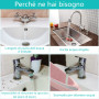 Rotation Multi-angle Mousseur Robinet Economie Eau, Economiseur D'eau pour Douche Robinet, Extension Filtre Embout Robinet, Douc