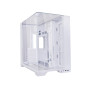 Lian Li O11 Vision Boîtier PC de Gaming ATX Compact en Aluminium et Verre trempé Blanc
