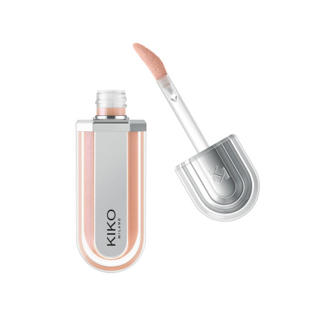 KIKO Milano 3D Hydra Xtreme Lipgloss 01, Brillant À Lèvres Hydratant Avec Effet De Volume 3D Extrême