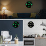ACCSHINE Horloge Murale Numérique silencieuse sans tic tac Lumineuse 30 cm Design Moderne - Grande Digitale à Piles - Facile à L