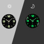 ACCSHINE Horloge Murale Numérique silencieuse sans tic tac Lumineuse 30 cm Design Moderne - Grande Digitale à Piles - Facile à L