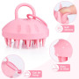 Alyvisun Brosse Massage Cuir Chevelu, Brosse en Silicone Douce pour la Relaxation et la Propreté de la Tête, Exfoliation pour le