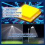 JAYNLT Y-2000W Lampadaire Solaire Exterieur, 6500K Spot Solaire Exterieur avec Télécommande, IP67 Étanche Projecteur Exterieur P