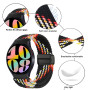 Issinlky bracelet tressée nylon pour Galaxy Watch 7/FE/6/5/4 40mm 44mm, bracelet élastique à boucle magnétique pour Galaxy Watch