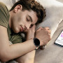 Issinlky bracelet tressée nylon pour Galaxy Watch 7/FE/6/5/4 40mm 44mm, bracelet élastique à boucle magnétique pour Galaxy Watch