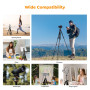 K&F CONCEPT Trépied Appareil Photo 190cm, S255A3+BH-36 Trépieds Caméra Compact avec 360° Rotule Ball pour DSLR Caméra,Trépied Sm
