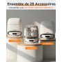 iRobacc Pour DJI ROMO Accessoires Compatibles avec DJI ROMO A/ROMO S/ROMO P, 28 Pièces 2 Brosses Principales, 6 Brosses de Dalay
