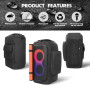 OURHZTB Étui de protection pour haut-parleur portable JBL PartyBox 110/120, sac de rangement avec poches pour JBL PartyBox Club 
