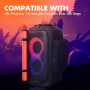 OURHZTB Étui de protection pour haut-parleur portable JBL PartyBox 110/120, sac de rangement avec poches pour JBL PartyBox Club 