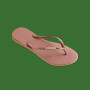 Havaianas - Slim Brasil Logo, Tongs Confortables, Durables et Légères, Hommage au Brésil, Drapeau sur Lanières, Femme