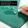 OfficeTree® Tapis de Decoupe Autocicatrisant A3- Plaque de Découpe – Tapis Coupe Couture pour Découpages Professionnels - 3 Couc