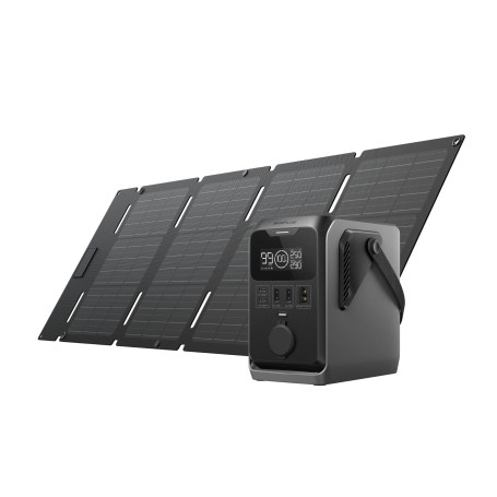 Station électrique portable ECOFLOW Trail 300 DC avec panneau solaire 45W, batterie externe ultra-légère 288 Wh, générateur sola
