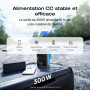 Station électrique portable ECOFLOW Trail 300 DC avec panneau solaire 45W, batterie externe ultra-légère 288 Wh, générateur sola
