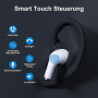 XLSFPY Ecouteurs Bluetooth sans Fil,Casque Bluetooth 5.3 avec Hi-FI Son Stéréo, Oreillette Bluetooth IPX7 Étanche,Contrôle Tacti