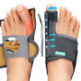 TENICORE Amélioré Hallux Valgus Correcteur avec 2 Barres d'angle，Orthese Hallux Valgus avec Coussin en Silicone Soulagement des 