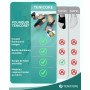 TENICORE Amélioré Hallux Valgus Correcteur avec 2 Barres d'angle，Orthese Hallux Valgus avec Coussin en Silicone Soulagement des 