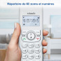 VTech Téléphone sans Fil DECT à 3 combinés, à Double Charge avec répondeur, Blocage d'appel, Identification de l'appelant/Appel 