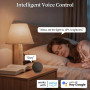 Oumida Ampoule Connectée WiFi, Ampoule LED E27 Multicolore 3000K-6500K, Dimmable 9W 806Lm, Compatible avec Alexa et Google Home,