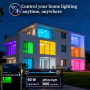 Oumida Ampoule Connectée WiFi, Ampoule LED E27 Multicolore 3000K-6500K, Dimmable 9W 806Lm, Compatible avec Alexa et Google Home,