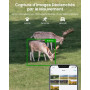 Reolink 4G LTE Caméra de Surveillance Double Objectif 4K, Carte SIM Incluse, sans Fil, PTZ, Suivi Automatique, Zoom Hybride 6X, 