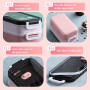 Electri-HQ Boîte à déjeuner à 3 compartiments, 1400 ml, passe au micro-ondes et au lave-vaisselle, chauffante, pour enfants, éco
