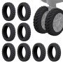 GXGM 8 Pcs Couvre-Roue de Valise, Silencieux, Couvre-Roue de Valise, Antidérapant Faible Bruit, Chaise de Bureau et Couvre-Roue 