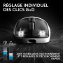 Logitech G Pro X2 SUPERSTRIKE, Souris Gaming sans Fil Lightspeed, Performance Ultra-Rapide, Ultra-légère (61 g), Retour haptique
