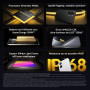 POCO X8 Pro Max, Smartphone 12+256 Go,Processeur Haut de Gamme Dimensity 9500s,écran AMOLED Ultra-Lumineux, 50 MP Light Fusion 6