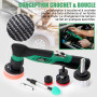 BATOCA S5 Polisseuse Sans Fil Professionnelle Mini Polisseuse Voiture 12V Polisseuse Voiture Sans Fil avec Modes DA&RO 25mm50mm7