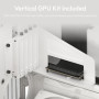 HAVN HS 420 VGPU Boîtier PC ATX à double chambre Blanc | Kit GPU vertical PCIe 5.0, 11 emplacements de ventilateur de 140 mm et 