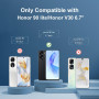 GiiYoon Lot de 3, Verre Trempé pour Honor 90 Lite 5G [Couverture Complète] [Vitre Protecteur 9H Dureté] [sans Bulles] [Anti-Rayu